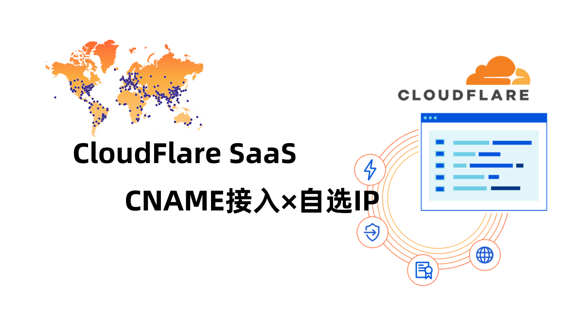 Cloudflare官方免费CNAME接入及自选IP教程